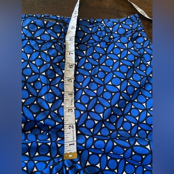 Weekend Max Mara FITW13 Stretch Slim-Fit Cigarette ankle Pants Size 4 floral - Picture 9 of 11